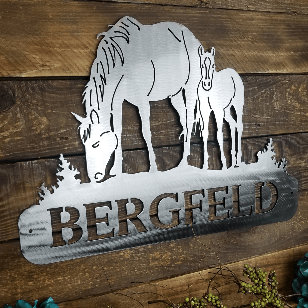 Personalized Horse Sign for Home or Barn
